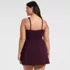 Women's Plus Size SlenderSuit Wrap Swim Dress Swimsuit, Back