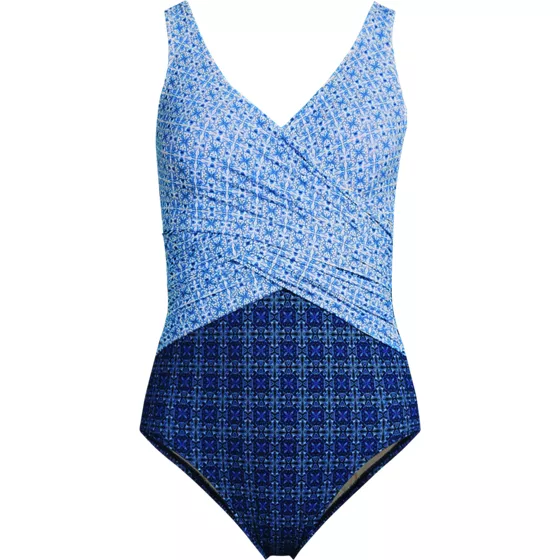 Women's SlenderSuit Wrap One Piece Swimsuit - primary
