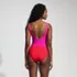 Women's SlenderSuit Wrap One Piece Swimsuit, Back