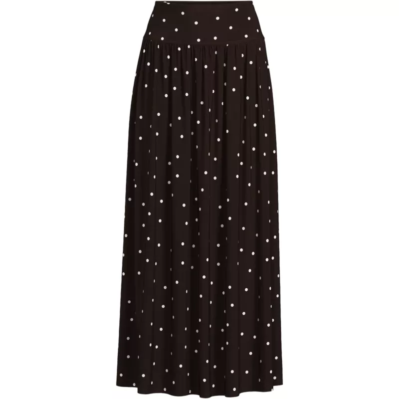 Women's Silky Knit Maxi Skirt, Front