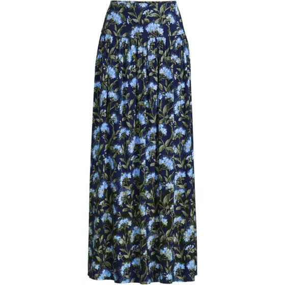 Women's Plus Size Silky Knit Maxi Skirt - primary