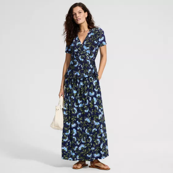 Women's Silky Knit Maxi Skirt - primary