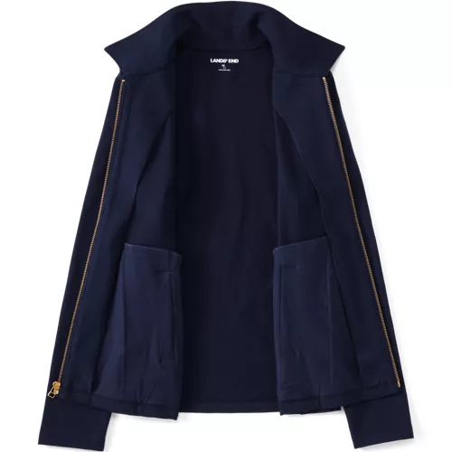 Women's Starfish Zip Front Collared Jacket, alternative image