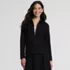 Women's Starfish Zip Front Collared Jacket, Front