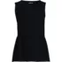 Women's Sleeveless Starfish Crew Neck Peplum Top, Front