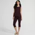 Women's Sleeveless Starfish Crew Neck Peplum Top, alternative image