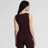 Women's Sleeveless Starfish Crew Neck Peplum Top, Back