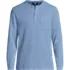 Men's Long Sleeve Rib Henley, Front