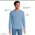 Men's Long Sleeve Rib Henley, alternative image