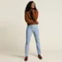 Women's Fine Wale Corduroy High Rise Straight Leg Pants, alternative image