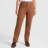 Women's Fine Wale Corduroy High Rise Straight Leg Pants, Front