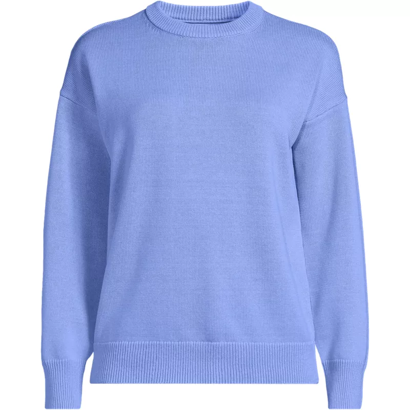 Women's Plus Size Drifter Crew Neck Sweater, Front