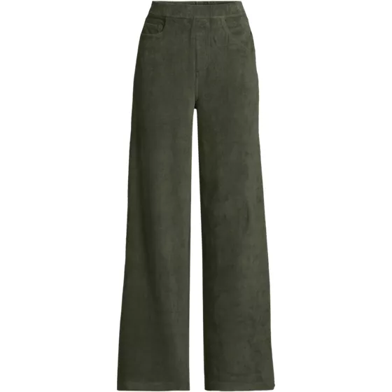 Women's Plus Size Sport Corduroy Wide Leg Pants - primary