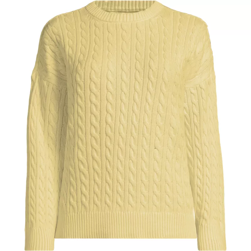 Women's Drifter Classic Cable Sweater, Front