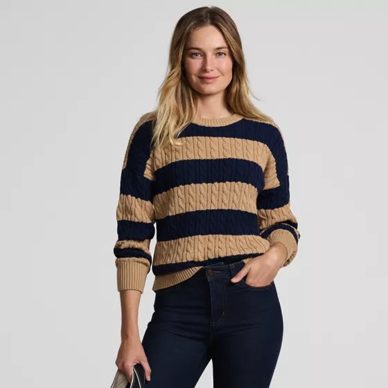 Women's Drifter Classic Cable Sweater - primary