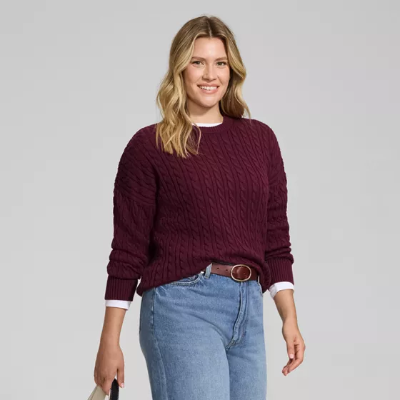 Women's Drifter Classic Cable Sweater - primary