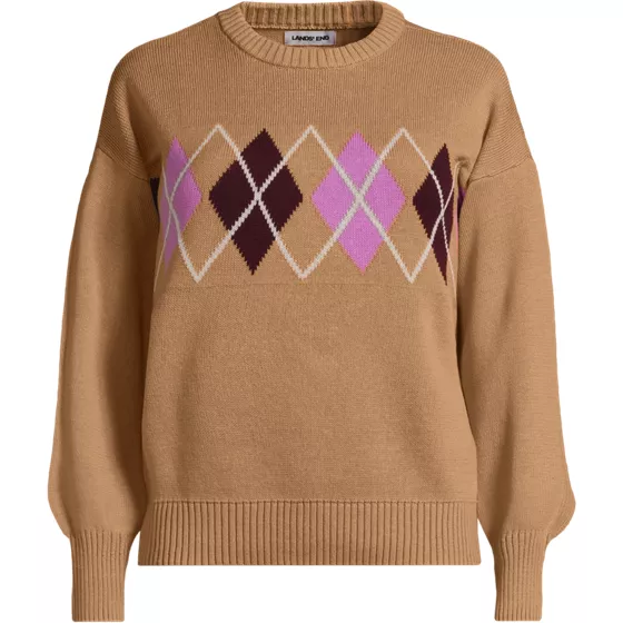 Women's Plus Size Drifter Jacquard Sweater - primary