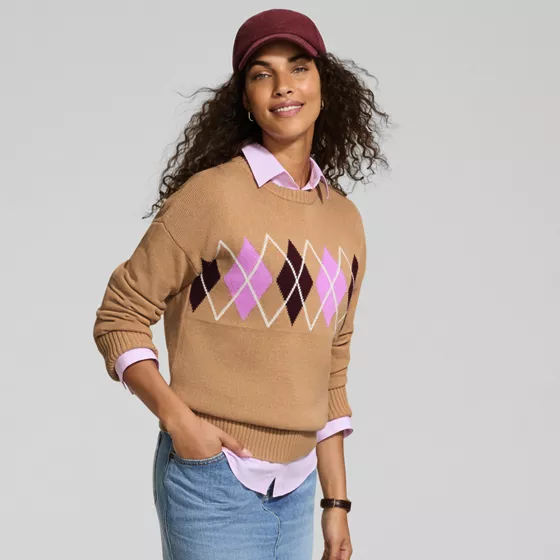 Women's Drifter Jacquard Sweater - primary