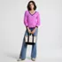 Women's Drifter Cable V-neck Sweater, alternative image