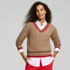Women's Drifter Cable V-neck Sweater, alternative image