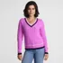 Women's Drifter Cable V-neck Sweater, Front