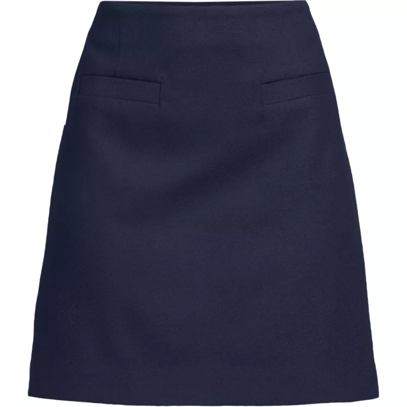 Women's Plus Size Brushed Flannel Mini Skirt, Front
