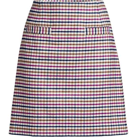 Women's Plus Size Brushed Flannel Mini Skirt - primary