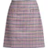 Women's Brushed Flannel Mini Skirt, Front
