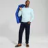 Men's Stretch Comfort Waist Classic Straight Fit Flannel Lined Forever Blue Jean, alternative image