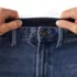 Men's Stretch Comfort Waist Classic Straight Fit Denim Trouser, alternative image