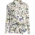 Women's Plus Size Long Sleeve Lightweight Jersey Adjustable Tie Collar Top, Front