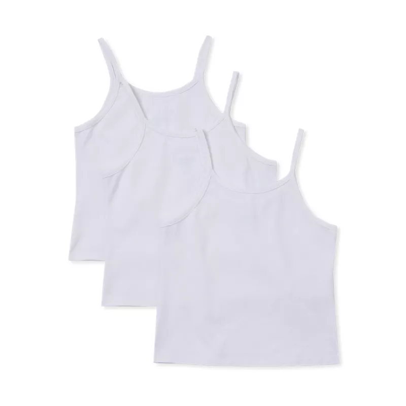 Girls Cami Tops 3 Pack, alternative image