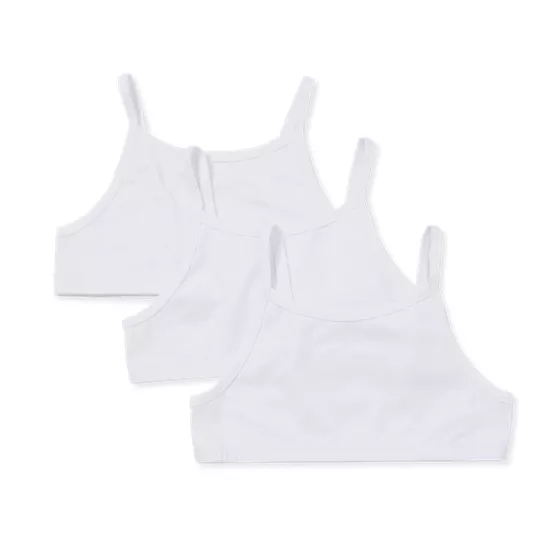 Girls Pull On Bra 3 Pack - primary