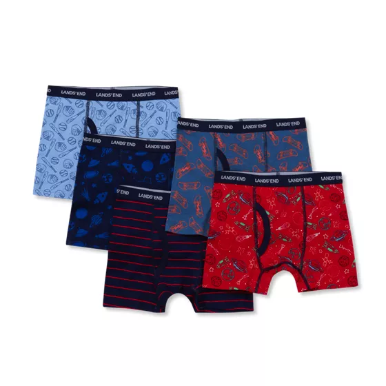 Boys Boxer Brief Underwear 5 Pack - primary