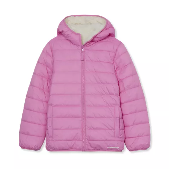 Girls FeatherFree Reversible Hooded Jacket - primary