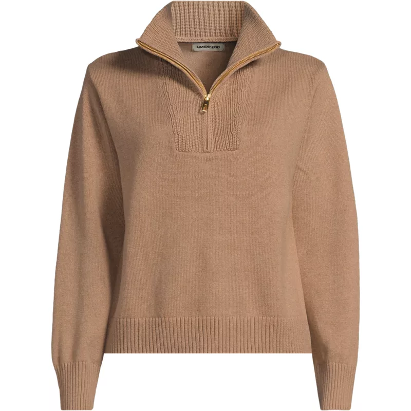 Women's Drifter Slim Quarter Zip Sweater, Front