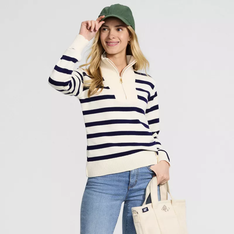Women's Tall Drifter Slim Quarter Zip Sweater, alternative image