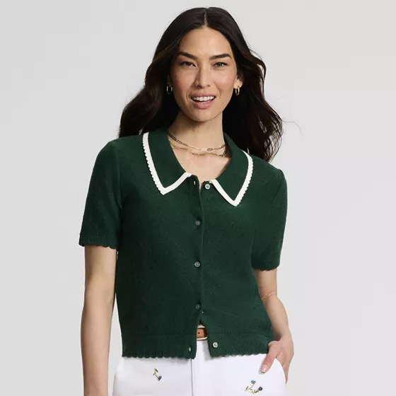 Women's Drifter Scallop Collar Sweater - primary