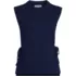 Women's Drifter Side Tie Vest Sweater, Front