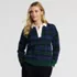 Women's Drifter Jacquard Rugby Sweater, Front