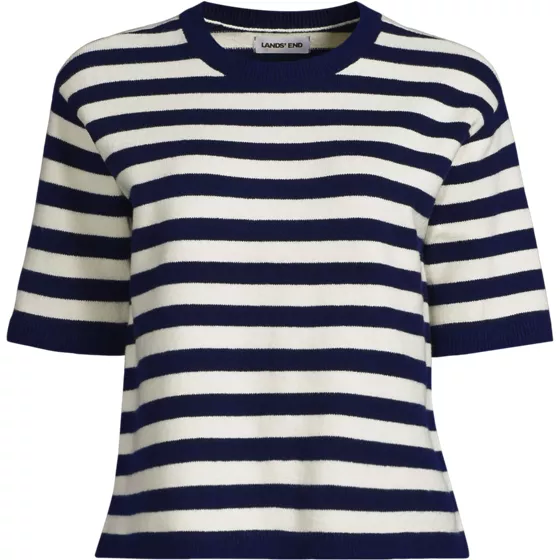 Women's CashTouch Short Sleeve Sweater - primary