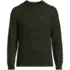 Men's Long Sleeve Cotton Wool Blend Crewneck Sweater, Front