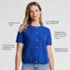 Women's CashTouch Ribbed Cuff Cardigan Sweater, alternative image