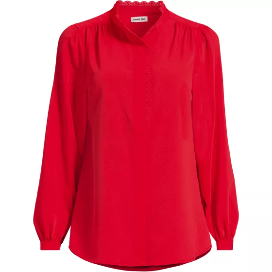 Women's Ruffle Front Shirt - primary