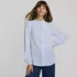 Women's Ruffle Front Shirt, Front
