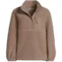 Women's Sherpa Fleece Snap Front Pullover, Front