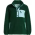 Women's Plus Size Sherpa Fleece Snap Front Pullover, Front