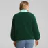Women's Sherpa Fleece Snap Front Pullover, Back