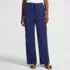 Women's Creaseless Silky High Rise Wide Leg Drawstring Pants, Front