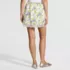 Women's Creaseless Silky Lace Trim Skort, Back